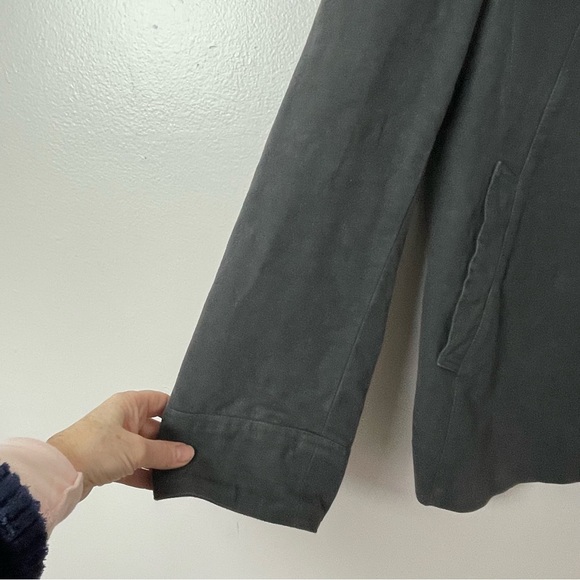 REI CO-OP Jacket Utility Button Up Lined Heavy Flannel Dark Gray sz 50 - Picture 4 of 14